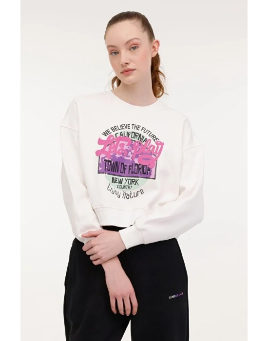 Lumberjack Wl Bonni Sweatshirt Ekru