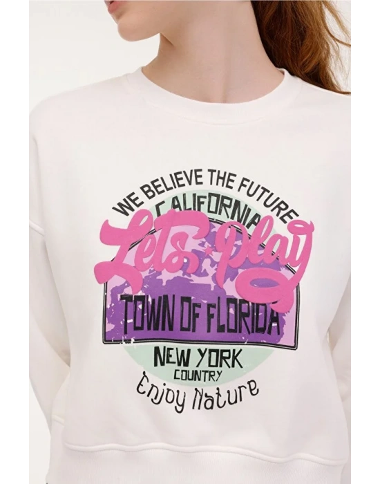 Lumberjack Wl Bonni Sweatshirt Ekru