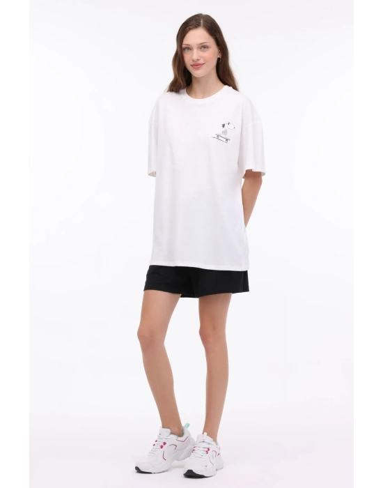 LUMBERJACK WL SALLY 11GFL1006 T-Shirt Ekru