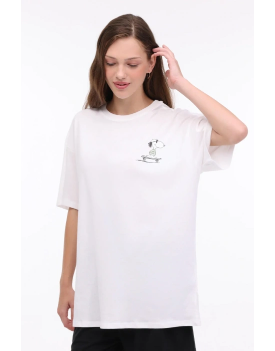 LUMBERJACK WL SALLY 11GFL1006 T-Shirt Ekru