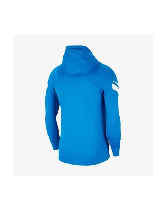 Nike CW5865-463 Fermuarlı Kapşonlu Mavi