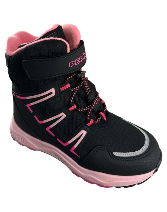 Pepino 1361 Kar Botu Siyah-Fuşya (26-30)