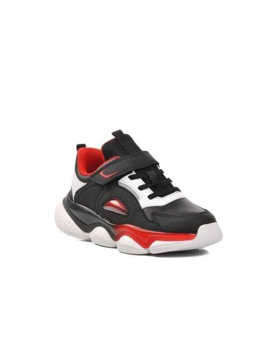 Pepino 1728 Siyah-Kırmızı Sneaker