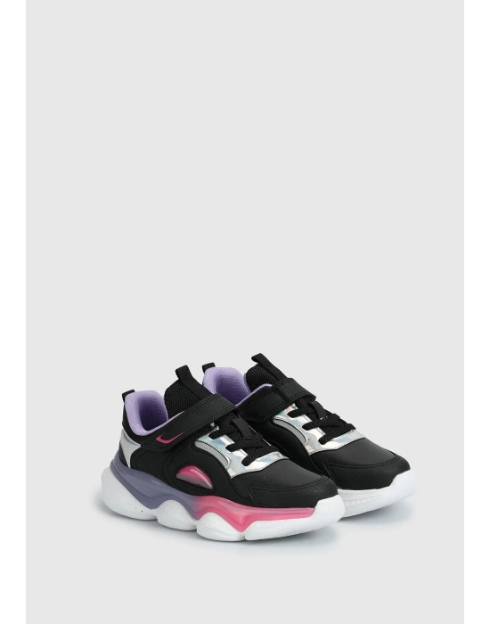 Pepino 1728 Siyah-Lila Sneaker