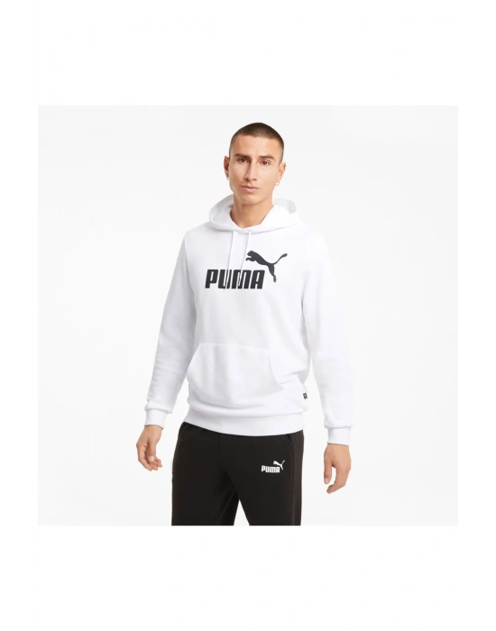 Puma Ess Big Logo Hoodie 586644-02 Beyaz
