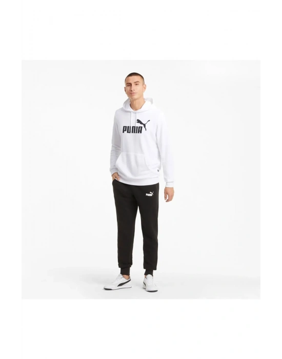 Puma Ess Big Logo Hoodie 586644-02 Beyaz