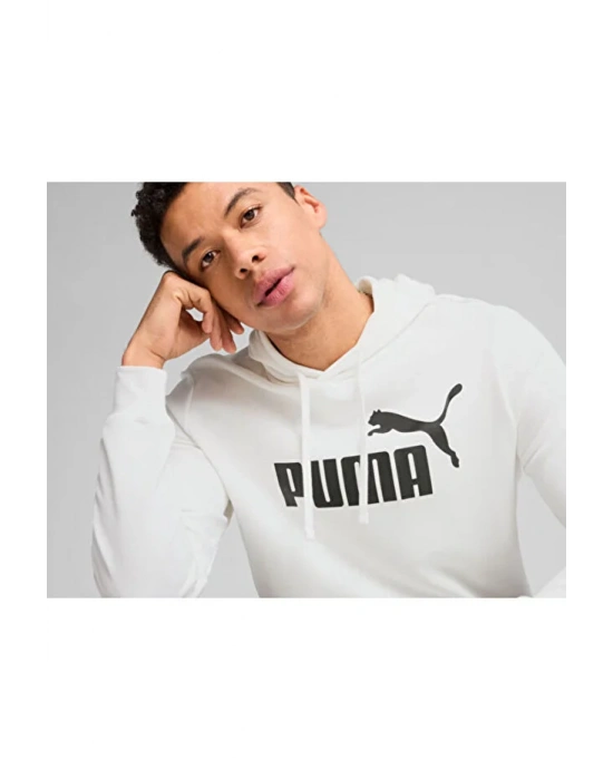 Puma ESS No:1 Logo Hoodie 682572-02 Beyaz