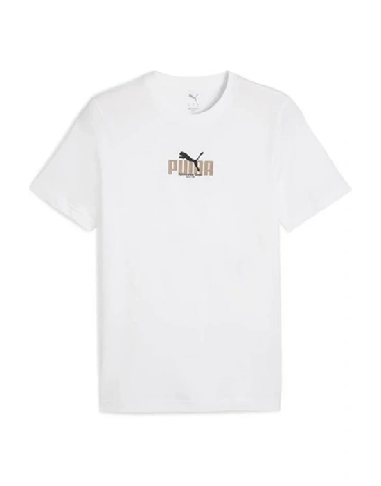Puma Graphic Tee 688032-02 T-Shirt Beyaz