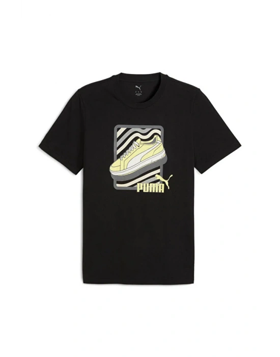 Puma Graphic Tee 688033-01 T-Shirt Siyah