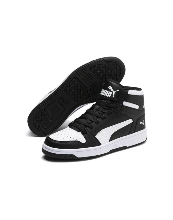Puma Rebound LayUp 369573-01 Siyah-Beyaz