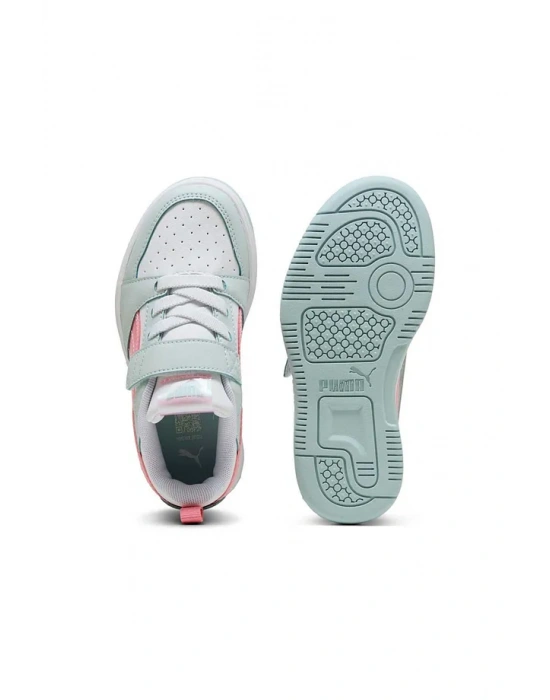 Puma Rebound V6 Lo Space Belle Beyaz-Mavi 402786-01 (28-35)