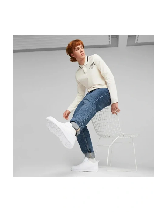 Puma Rebound v6 Low Beyaz 392328-03 (40-45)