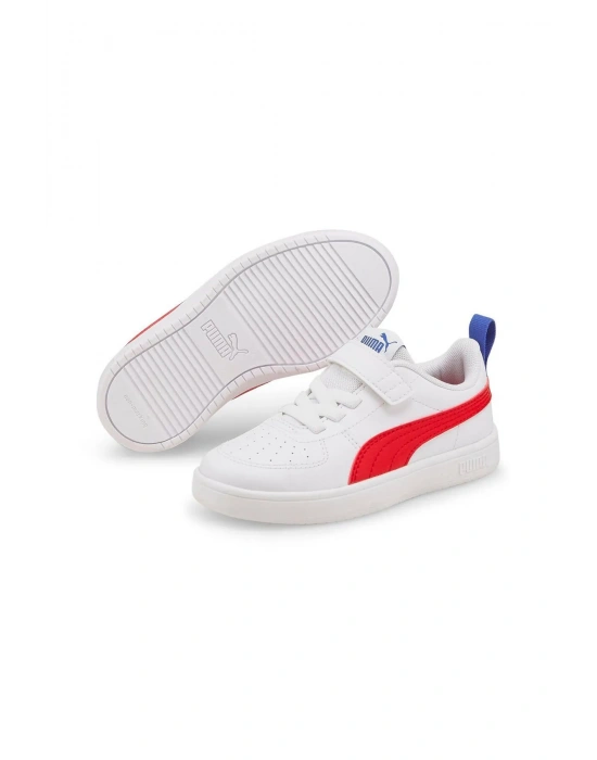 Puma Rickie JR 385836-05 Beyaz-Krmz (28-35)