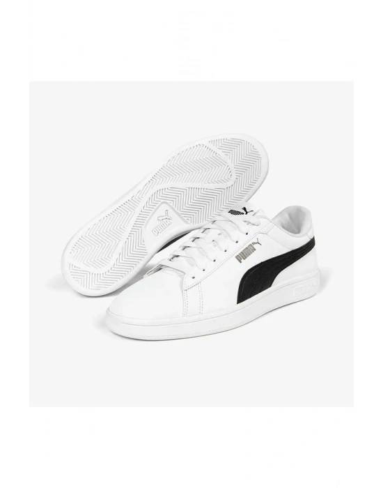 Puma Smash 3.0 Buck 393326-08 Beyaz-Siyah (40-45)