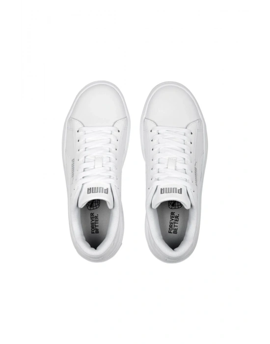 Puma Smash Platform 390758-01 Beyaz/Beyaz