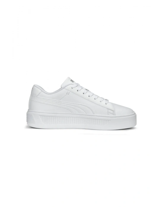 Puma Smash Platform 390758-01 Beyaz/Beyaz