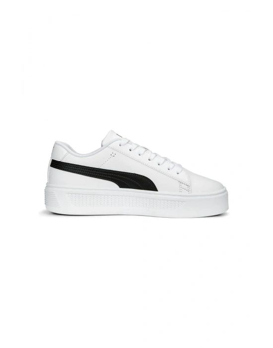 Puma Smash Platform 390758-04 Beyaz/Siyah
