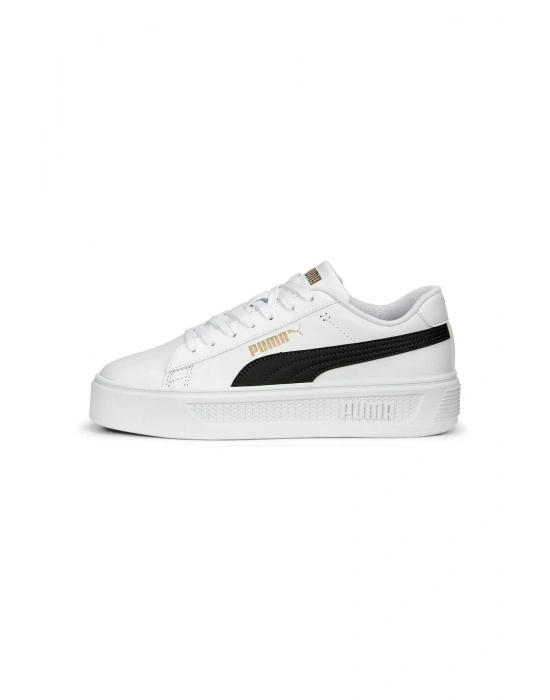 Puma Smash Platform 390758-04 Beyaz/Siyah
