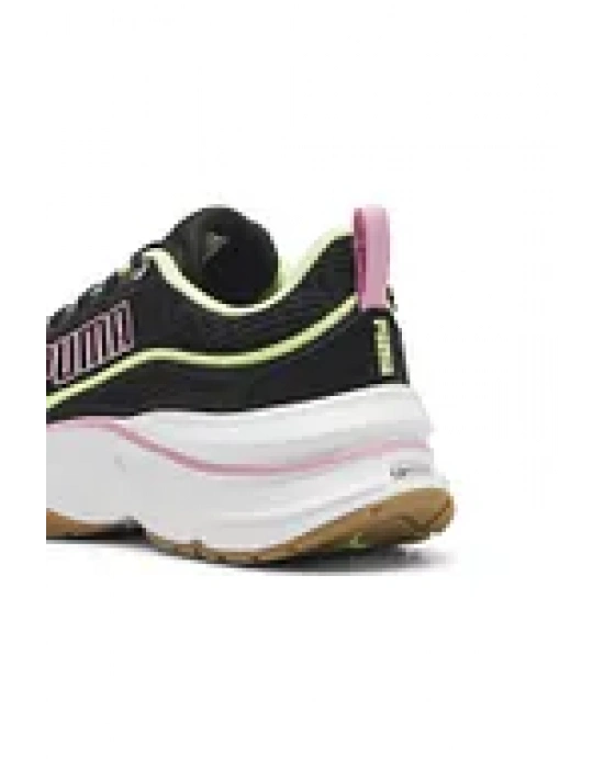 Puma Softride Divine 310163-07 Siyah-Yeşil-Pembe