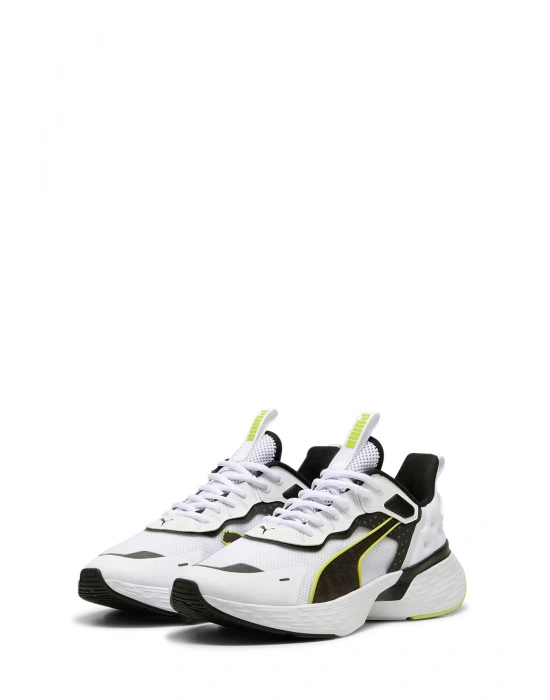 Puma Softride Sway Beyaz-Siyah-Sarı