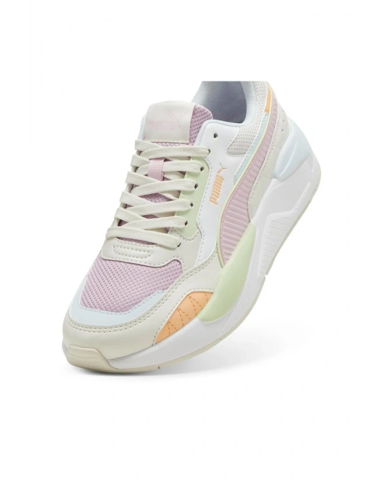 Puma X-Ray 2 Square Beyaz-Gri-Truncu-Lila