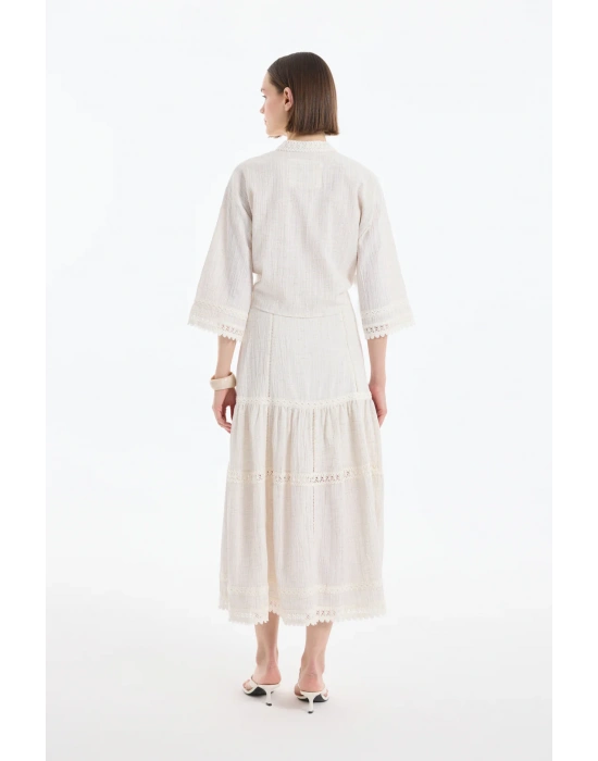 Quzu 25YCLT00357 Ceket Bej