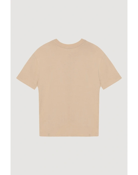 Quzu 25YTSH00186 T-Shirt Bej