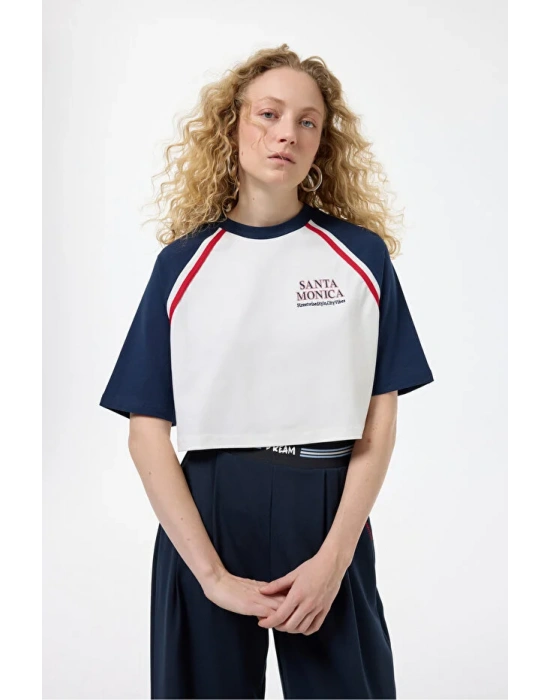 Quzu 25YTSH00199 T-Shirt Ekru