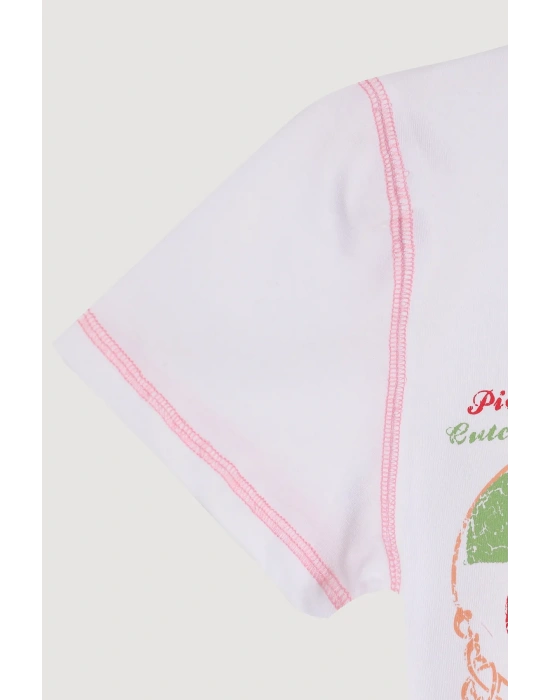 Quzu 25YTSH00510 T-Shirt Beyaz