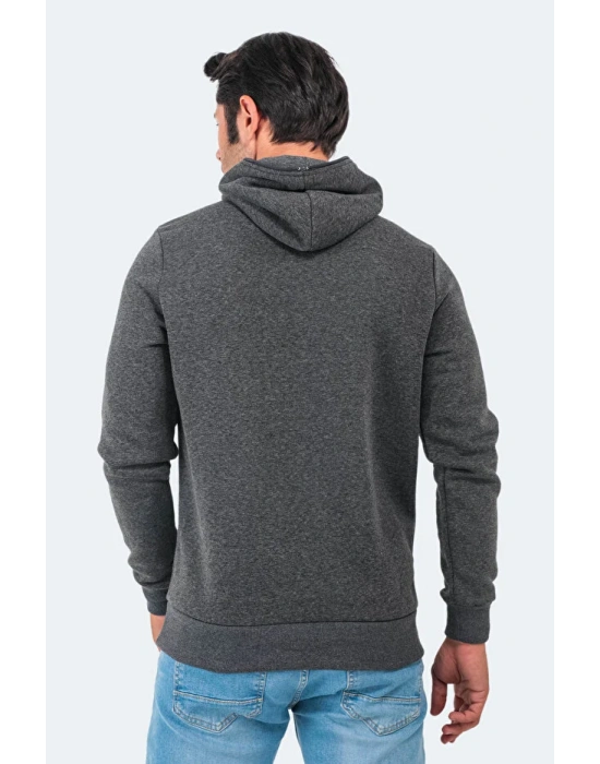 Slazenger Baha ST22WE097-250 Antrasit Kapşonlu Üst