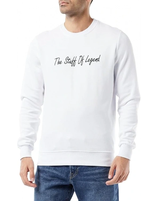Slazenger Bar ST22WE103-000 Beyaz Sweatshirt