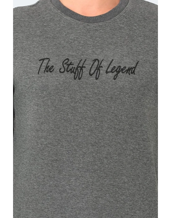 Slazenger Bar ST22WE103-250 Antrasit Sweatshirt