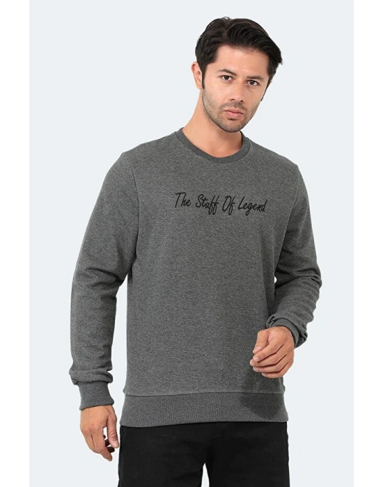 Slazenger Bar ST22WE103-250 Antrasit Sweatshirt