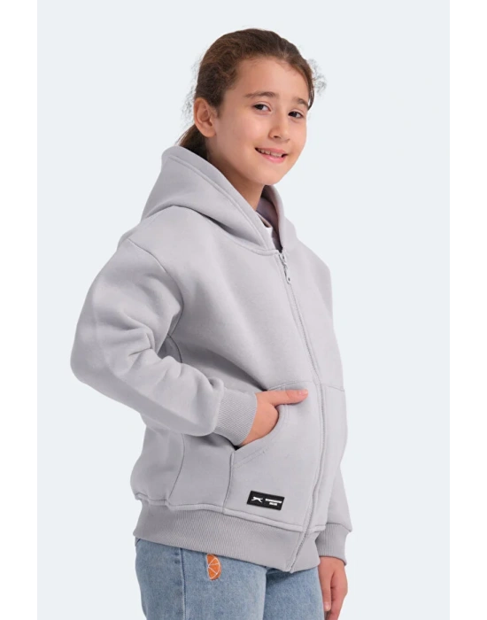 Slazenger Lekan ST24WC007-280 Eşofman Üst Taş Gri