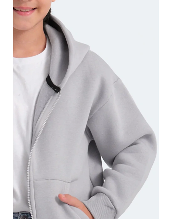 Slazenger Lekan ST24WC007-280 Eşofman Üst Taş Gri