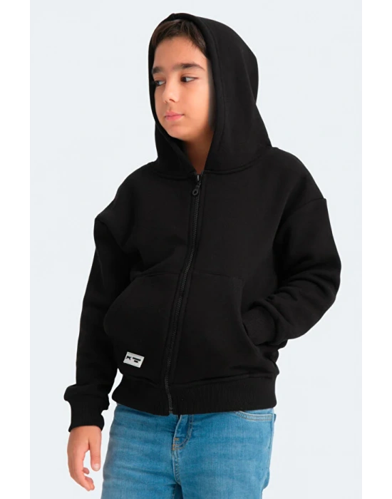 Slazenger Lekan ST24WC007-500 Eşofman Üst Siyah