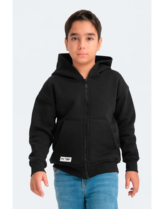 Slazenger Lekan ST24WC007-500 Eşofman Üst Siyah