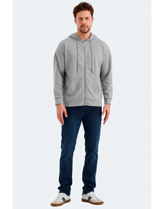 Slazenger Valter ST24WE049-200 Gri Sweatshirt
