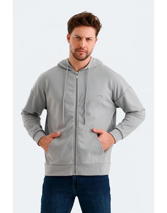 Slazenger Valter ST24WE049-200 Gri Sweatshirt