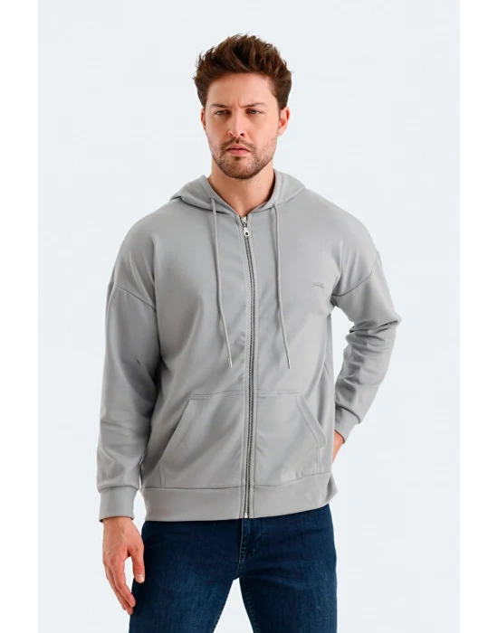 Slazenger Valter ST24WE049-200 Gri Sweatshirt