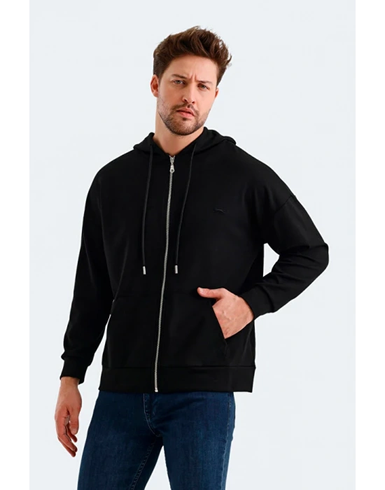 Slazenger Valter ST24WE049-500 Siyah Sweatshirt