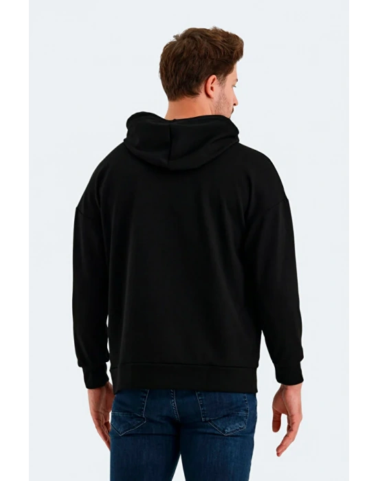 Slazenger Valter ST24WE049-500 Siyah Sweatshirt