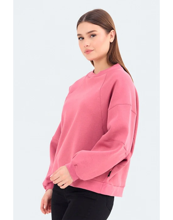 Slazenger Via ST24WK012-677 Gül Sweatshirt