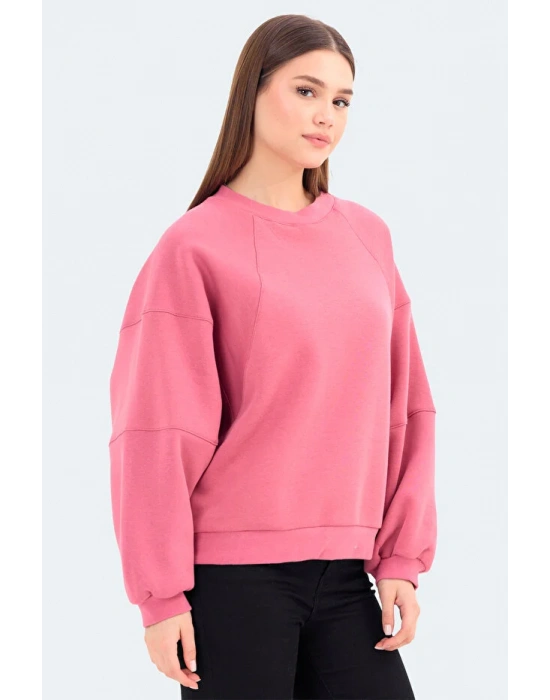 Slazenger Via ST24WK012-677 Gül Sweatshirt