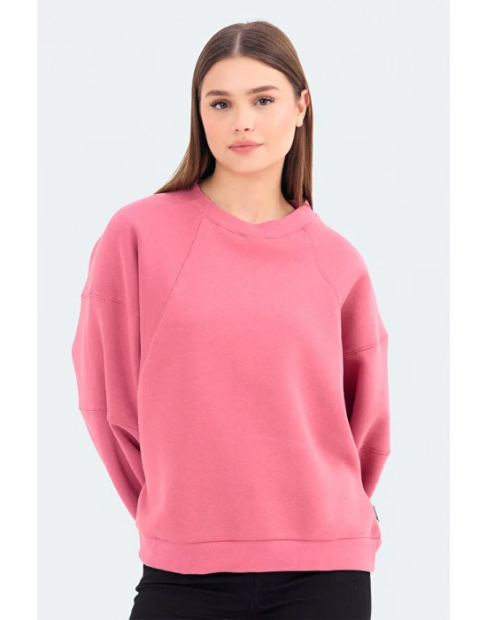 Slazenger Via ST24WK012-677 Gül Sweatshirt