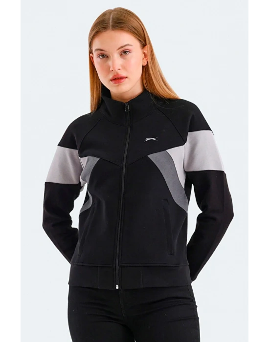 Slazenger Victory ST24WK013-500 Siyah Sweatshirt