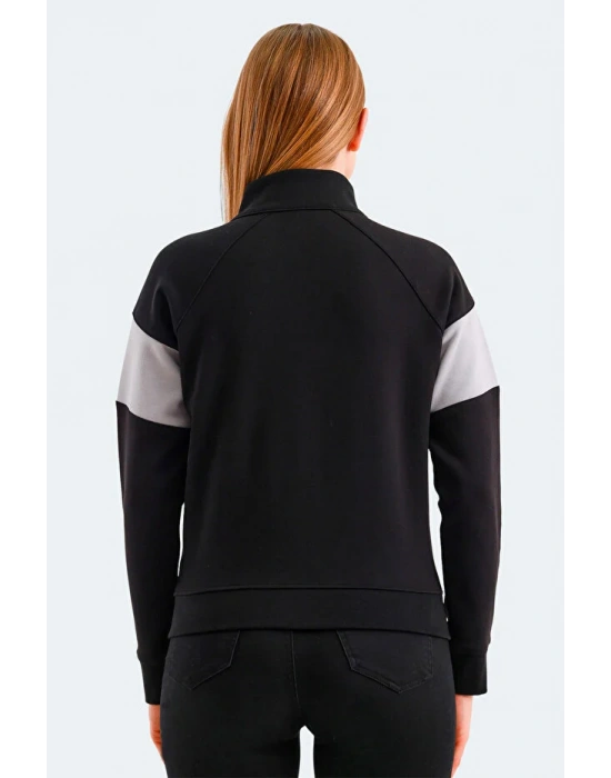 Slazenger Victory ST24WK013-500 Siyah Sweatshirt