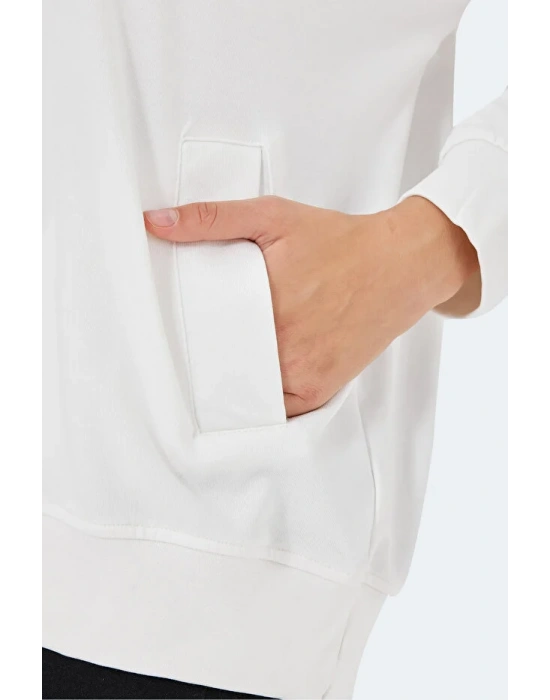 Slazenger Vikenti SW ST24WK037-000 Beyaz Sweatshirt