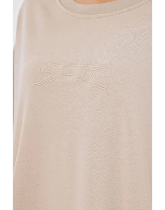 Slazenger Vikenti SW ST24WK037-120 Bej Sweatshirt