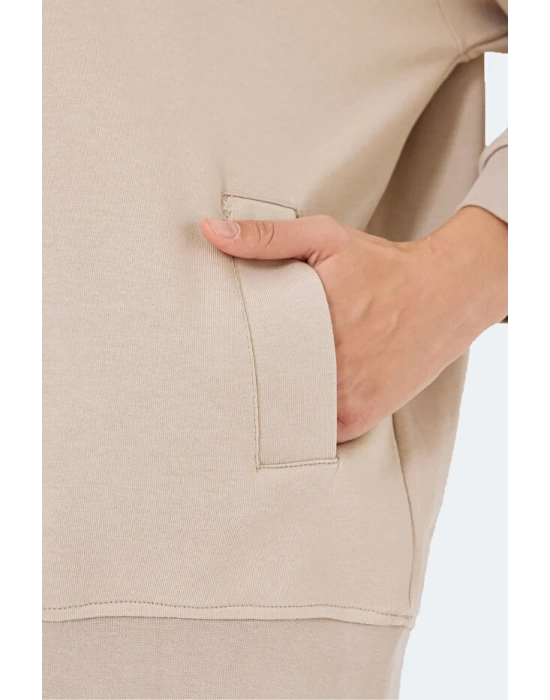Slazenger Vikenti SW ST24WK037-120 Bej Sweatshirt